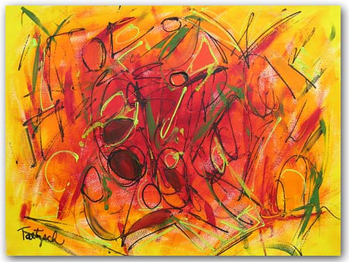 Abstract Painting: Boomerang