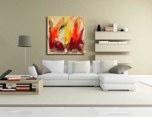 Abstract Art 61 in Living Room