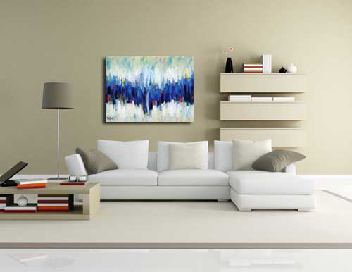 Abstract Art 62 in Living Room