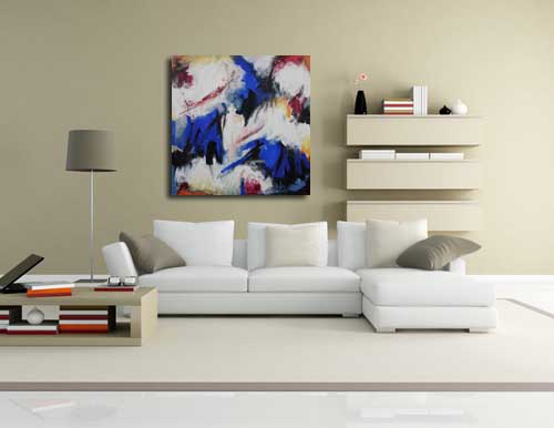Abstract Art 41 in Living Room
