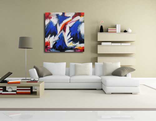 Abstract Art 42 in Living Room