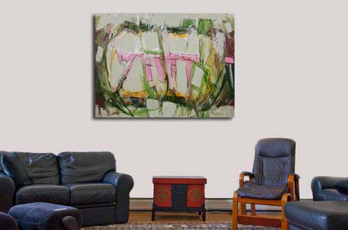 Abstract Art 56 in Living Room