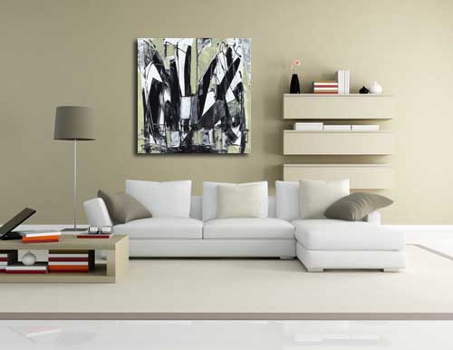 Modern Art 39 in living room