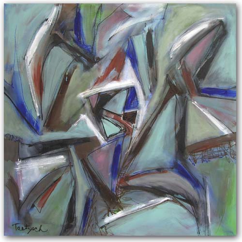 ABSTRACT PAINTING, RESTLESS IN ITHACA